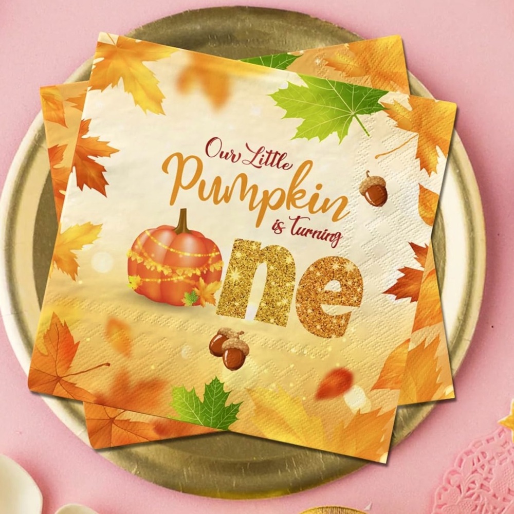 40PCS My Little Pumpkin Is Turning One